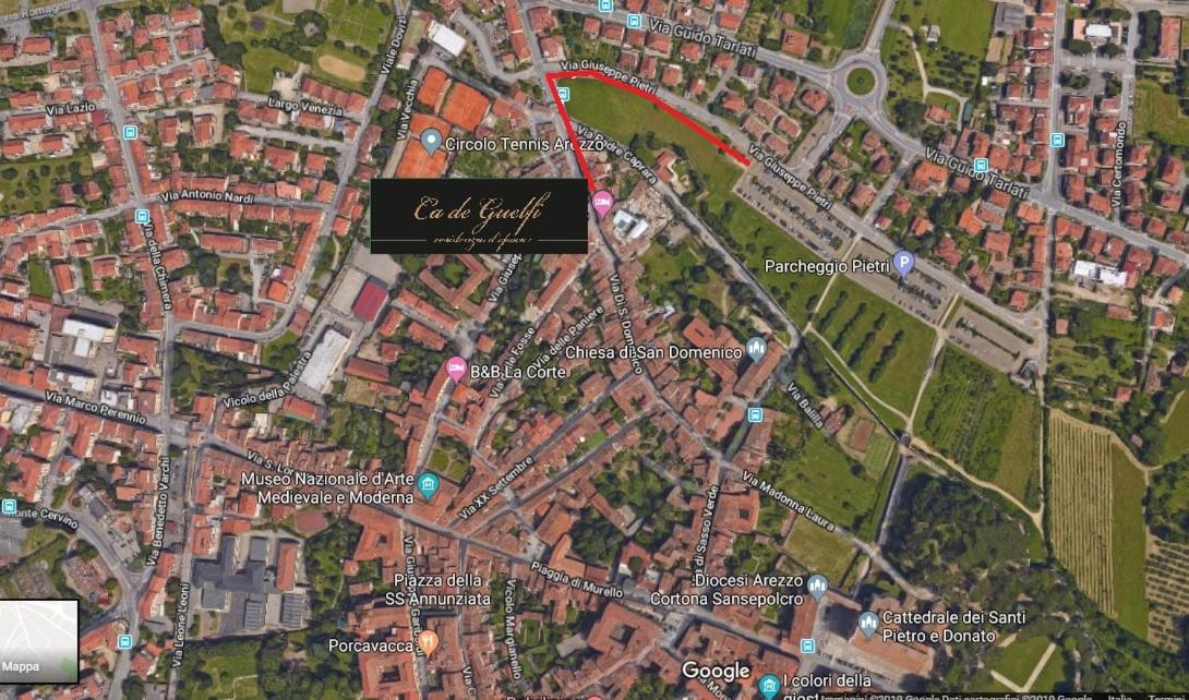 مبيت وإفطار أريتسو Ca De Guelfi Residenza D'Epoca المظهر الخارجي الصورة